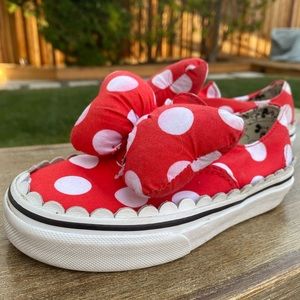 Limited edition girls Disney- Minnie Mouse Vans